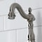 Kingston Brass Bridge Bathroom Faucet with Brass Pop-Up, Brushed Nickel KS7978PX - alternate 4